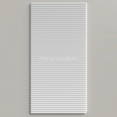 Отделочная стеновая декоративная панель 3D 200х10х3000 мм Decor-Dizayn DD925(3m) из полистирола белая, под покраску 3 м