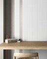 Отделочная стеновая декоративная панель 3D 200х10х3000 мм Decor-Dizayn DD925(3m) из полистирола белая, под покраску 3 м