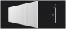 Отделочная стеновая декоративная панель 3D 200х10х3000 мм Decor-Dizayn DD925(3m) из полистирола белая, под покраску 3 м