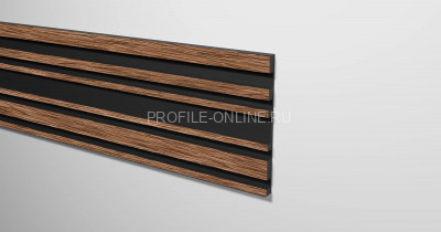 Отделочная стеновая декоративная панель 3D 150х10х3000 мм Decor-Dizayn 924-83SH из полистирола под дерево 3 м