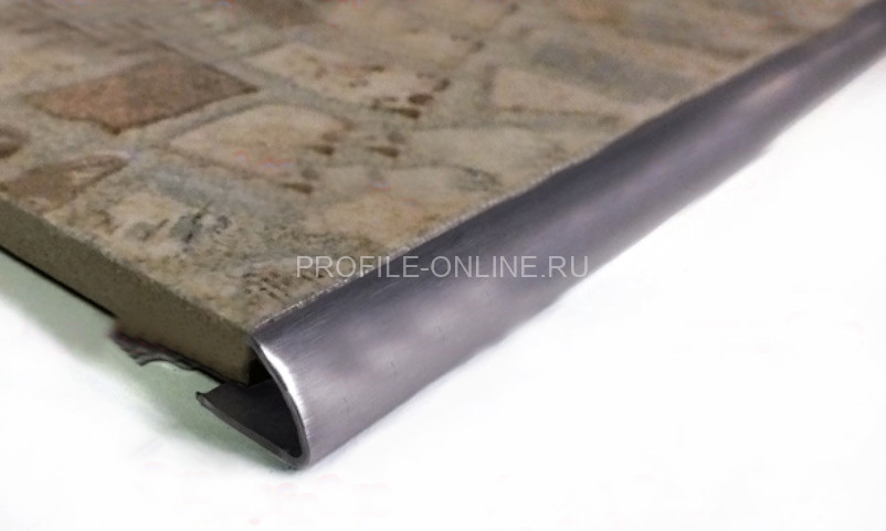 Нержавеющий С-профиль стальной 10 мм ПА-10 шлифованный 3 м