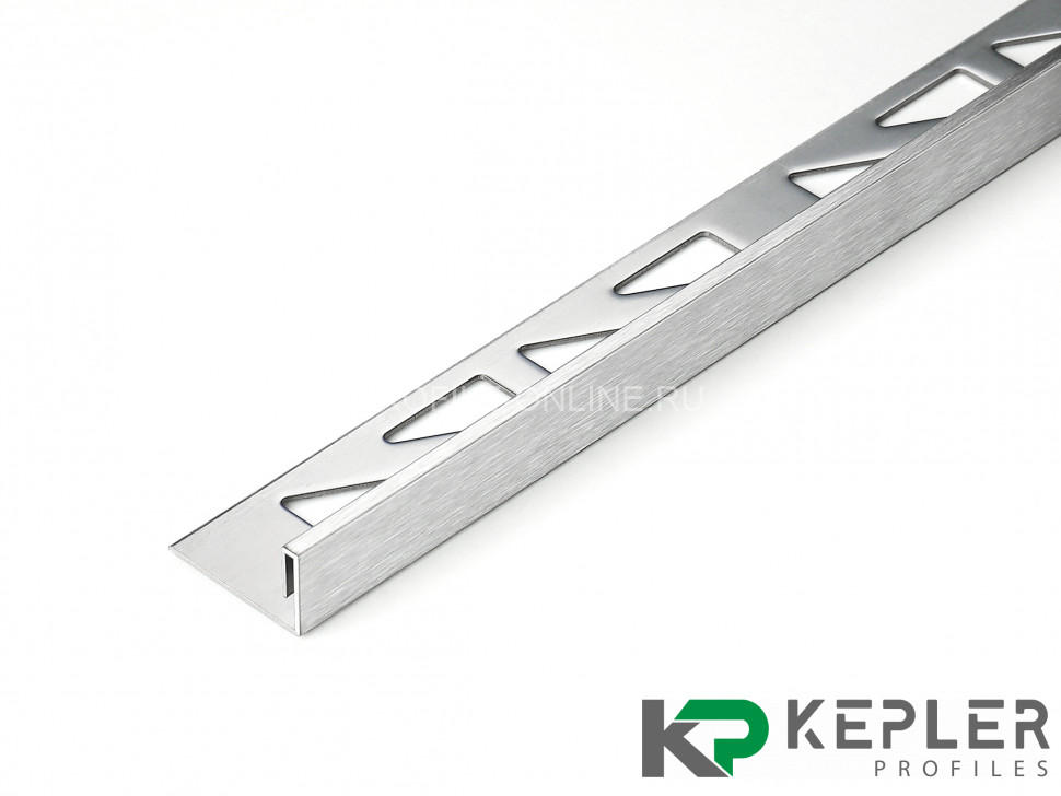 L-образный профиль 12х3 мм из нержавеющей стали SS 304 FSBP019-12 S S.S.304 сатинированный 2.7 м