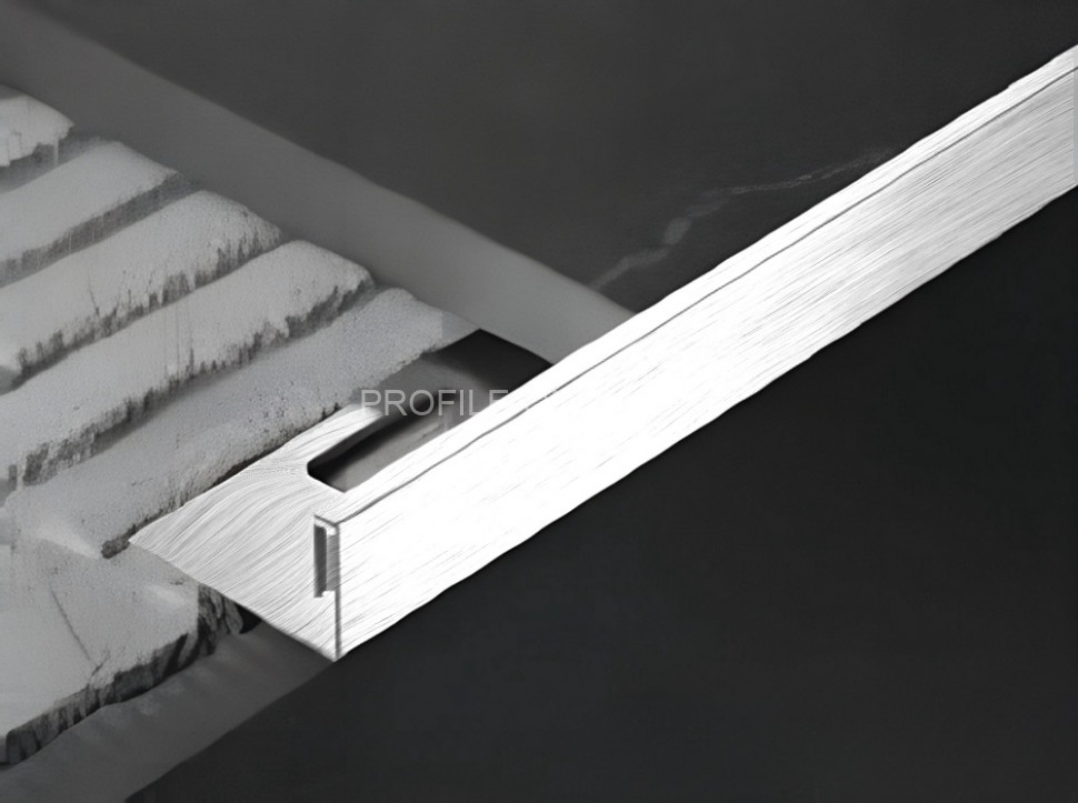 L-образный профиль 12х3 мм из нержавеющей стали SS 304 FSBP019-12 S S.S.304 сатинированный 2.7 м