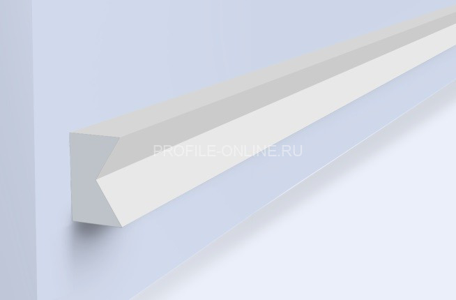 Молдинг 20х30 мм HiWood TRV30 белый 270 см