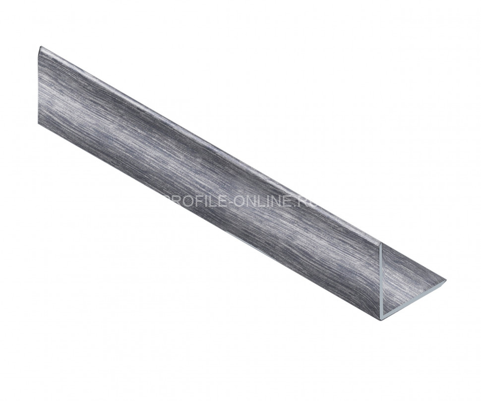 Уголок из алюминия 30х30 мм NEEXY PV65-45 BBS-D серебро блестящее браш 2.7 м