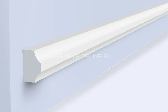 Молдинг 19х30 мм HiWood TRW30 белый 270 см