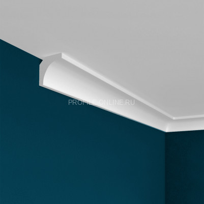Потолочный плинтус Перфект Плюс P26 19 мм 200 см белый из ударопрочного полимера