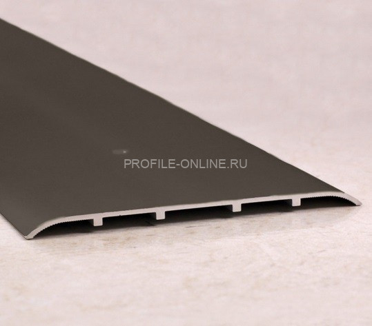 Одноуровневый порог алюминиевый 100 мм ПО-100 бронза глянец 2,7 м