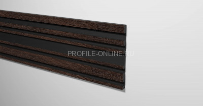 Отделочная стеновая декоративная панель 3D 150х10х3000 мм Decor-Dizayn 924-93SH из полистирола под дерево 3 м