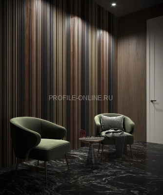 Отделочная стеновая декоративная панель 3D 150х10х3000 мм Decor-Dizayn 924-93SH из полистирола под дерево 3 м