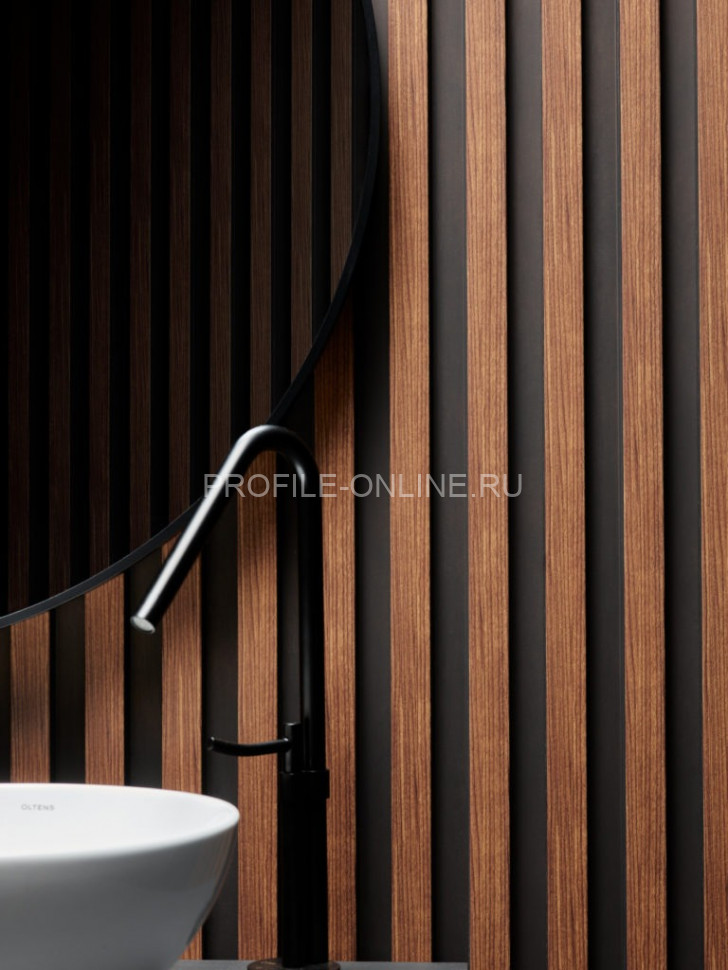 Стеновая реечная панель VOX LINERIO L-LINE мокка 2650х122х21 мм