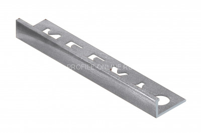 L-образный профиль алюминиевый 8 мм NEEXY PV01-02 MS серебро матовое 2.7 м