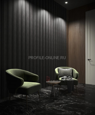 Отделочная стеновая декоративная панель 3D 150х10х3000 мм Decor-Dizayn 924-94 из полистирола под мрамор 3 м