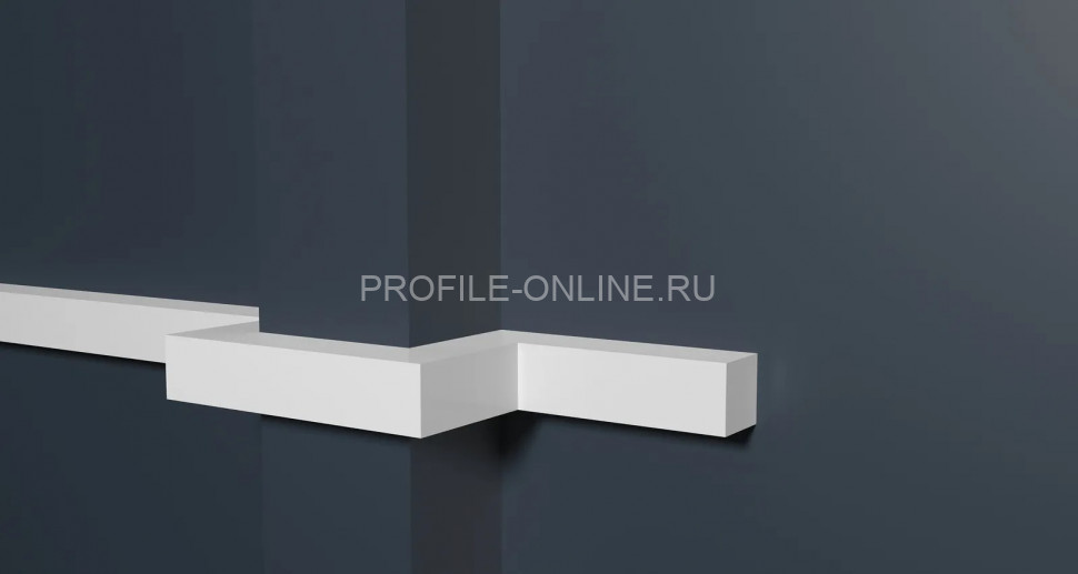 Декоративный молдинг 20х20 мм Decor-Dizayn DD622 полистирол белый, под покраску 2 м