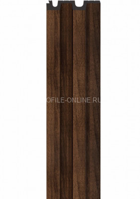 Стеновая реечная панель VOX LINERIO L-LINE шоколад 2650х122х21 мм