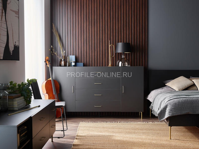 Стеновая реечная панель VOX LINERIO L-LINE шоколад 2650х122х21 мм