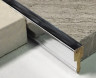 Латунный Т-профиль вставка-разделитель AD 100 OC 10х4,8 хром 2,7м