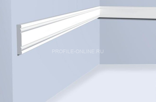 Молдинг 9х40 мм HiWood W1040 белый 200 см