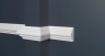 Декоративный молдинг 40х19 мм Decor-Dizayn DD002 полистирол белый, под покраску 2 м
