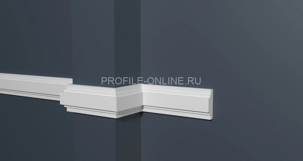 Декоративный молдинг 30х10 мм Decor-Dizayn DD623 полистирол белый, под покраску 2 м