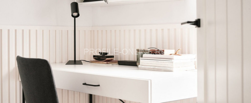 Стеновая реечная панель VOX LINERIO L-LINE белая 2650х122х21 мм