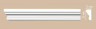Молдинг гладкий DECOMASTER 97124F гибкий Flexible (33x15x2400) из полиуретана, белый под покраску