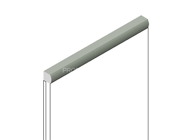 Декоративный молдинг HiWood D15V2 GN69 из фитополимера под дерево 15х15 мм 2.7 м