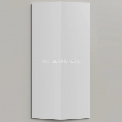 Отделочная стеновая декоративная панель 3D 200х20х3000 мм Decor-Dizayn DD928(3m) из полистирола белая, под покраску 3 м