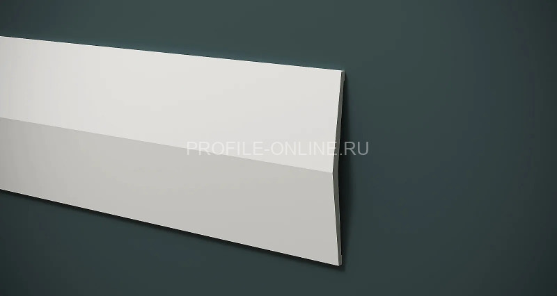 Отделочная стеновая декоративная панель 3D 200х20х3000 мм Decor-Dizayn DD928(3m) из полистирола белая, под покраску 3 м