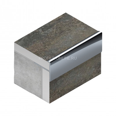 Алюминиевый F-профиль 10 мм NEEXY PV53-10-MB коричневый матовый 2.7м