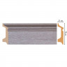 Напольный плинтус DECOMASTER D122-77ДМ (78x21x2400) Дуб капучино, ударопрочный полимер