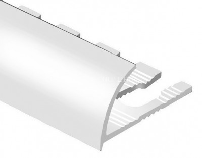 Алюминиевый С-образный профиль гибкий 8 мм PV10-00 eco натуральный 2,7 м