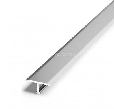 Т-профиль из алюминия 20 мм Евротрим Т-20 7337.01 серебро 300 см