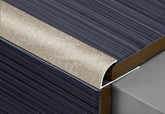 С-профиль алюминиевый 10 мм ПО-9 серый муар 2,7 м