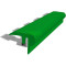 Закладной угловой профиль противоскользящий с резиновой вставкой Fm-10мм зеленый 2,7 м