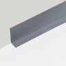 Гибкий плинтус для пола 50 мм ПГ65 серый самоклеющийся 25м