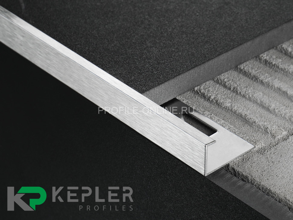 L-образный профиль 10х5 мм из нержавеющей стали SS 304 FSBP130-10 S S.S.304 сатинированный 2.7 м