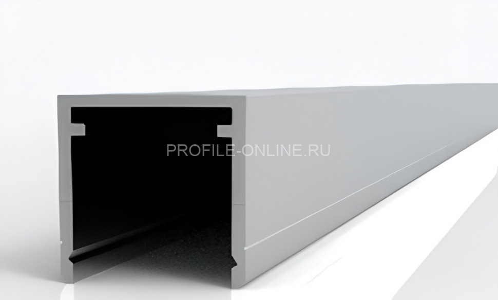 Установочный профиль алюминиевый под ДСП 16 мм Диал СТП-101 серебро 3 м