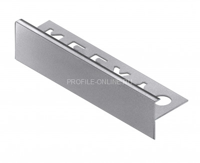 F-образный профиль алюминиевый 10 мм NEEXY PV53-02 MS серебро матовое 2.7 м