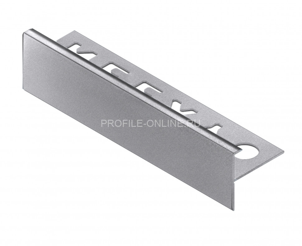 F-образный профиль алюминиевый 10 мм NEEXY PV53-02 MS серебро матовое 2.7 м