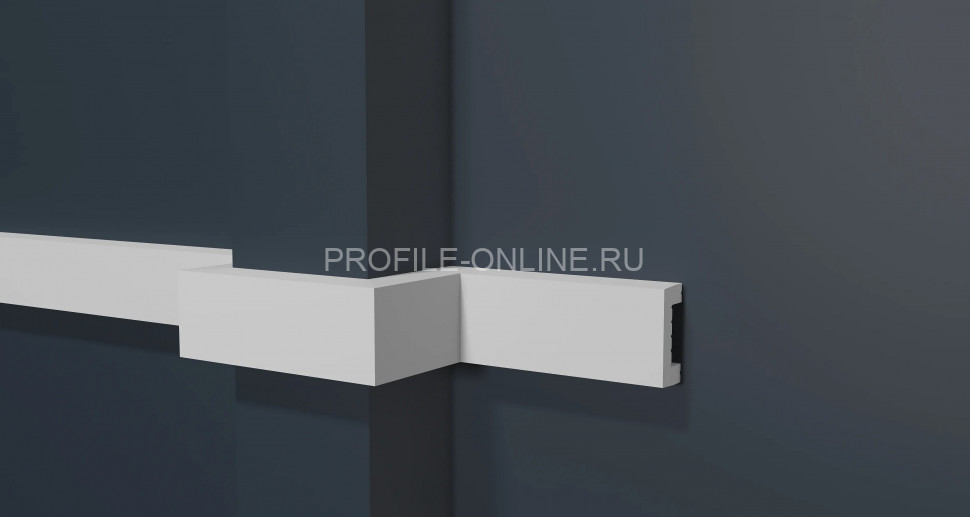 Декоративный молдинг 30х13 мм Decor-Dizayn DD626(3m) полистирол белый, под покраску 3 м