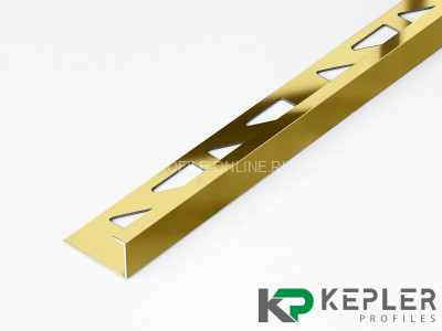 L-образный профиль 10х5 мм из нержавеющей стали SS 304 FSBP130-10 GP S.S.304 золото полированное 2.7 м