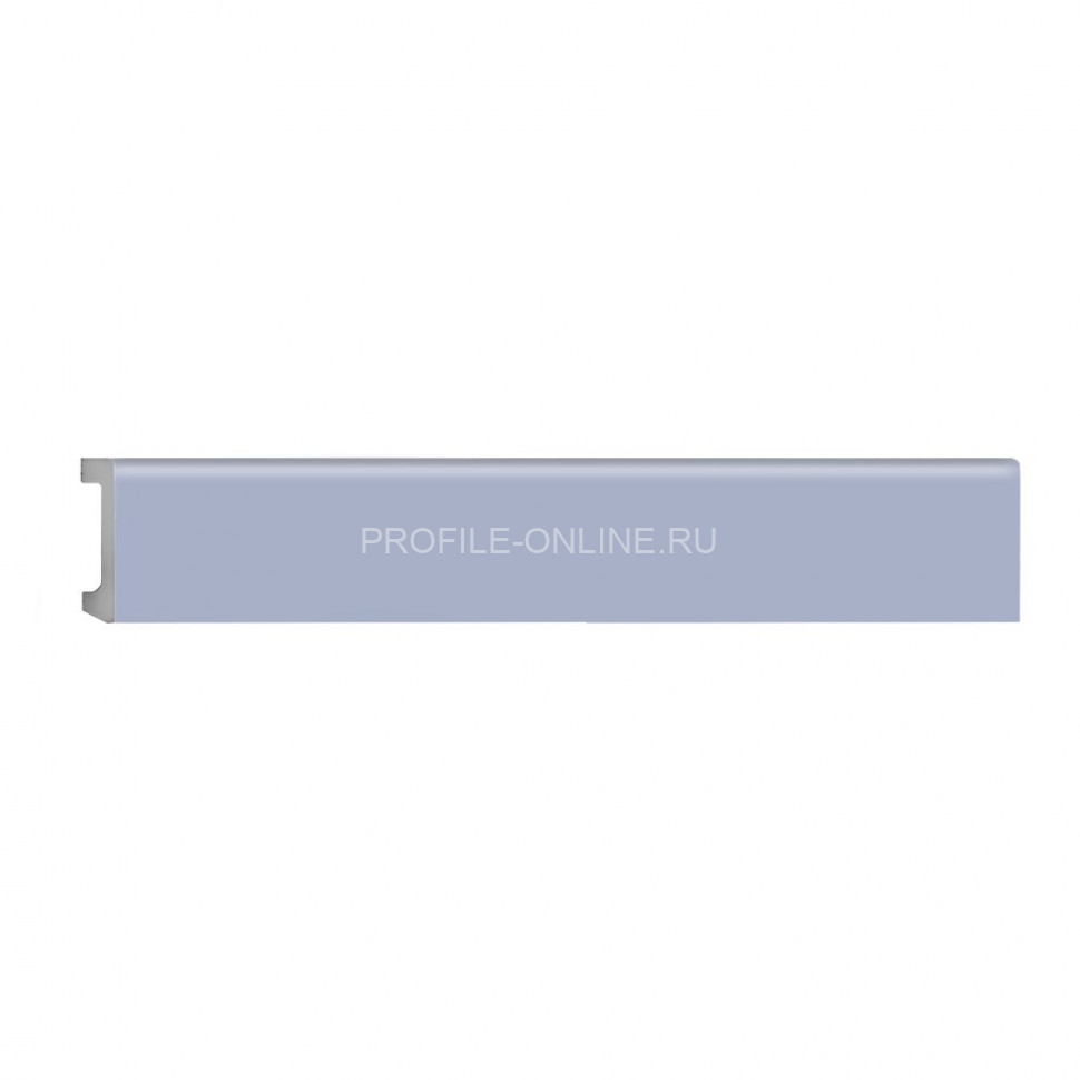 Плинтус напольный ударопрочный DECOMASTER D235-117 (80x17x2400) Серый