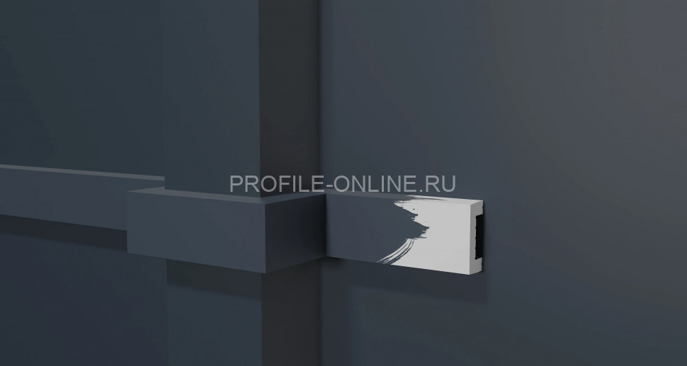 Декоративный молдинг 30х13 мм Decor-Dizayn DD626 полистирол белый, под покраску 2 м