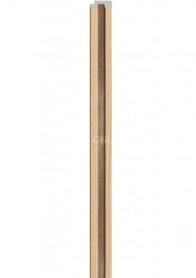 Правая планка-рейка для стеновой реечной панели VOX LINERIO S-LINE дерево 2650х35х12 мм