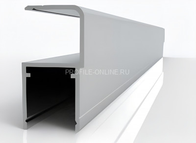 Углвой профиль алюминиевый 90° под ДСП 16 мм Диал СТП-103 серебро 3 м