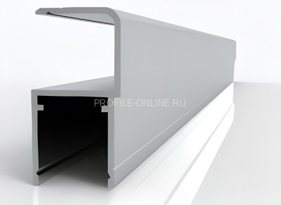 Углвой профиль алюминиевый 90° под ДСП 16 мм Диал СТП-103 серебро 3 м