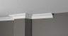 Декоративный плинтус для потолка 49х49 мм Decor-Dizayn DD05 полистирол белый, под покраску 2 м