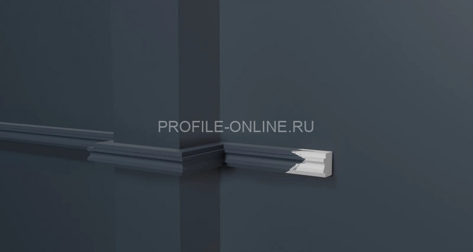 Декоративный молдинг 15х13 мм Decor-Dizayn DD627(3m) полистирол белый, под покраску 3 м