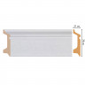 Напольный плинтус DECOMASTER D122-70ДМ (78x21x2400) Дуб белый, ударопрочный полимер